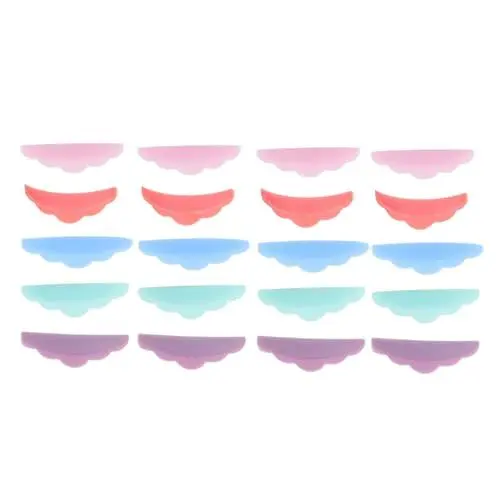 Produktbild: BELLIFFY 10 Paar Silikon-wimpern-dichtungen Wiederverwendbare Wimpern-verlängerungs-hilfsmittel Hautfreundlich Und Flexibel