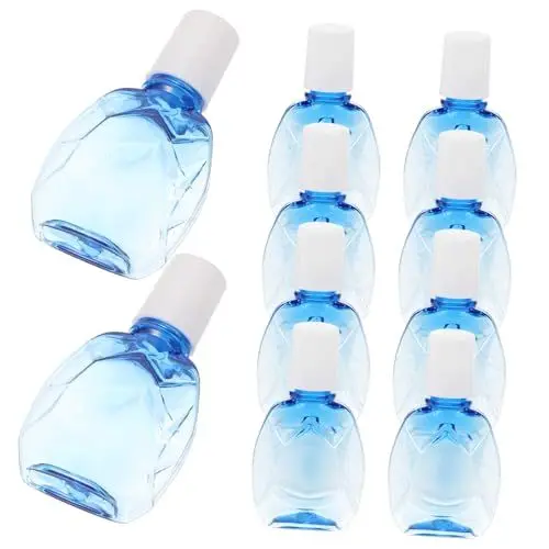 Produktbild: BELLIFFY 10 Stück Nachfüllbare Tropfflaschen 10 Ml Leere Zusammendrückbare Flaschen Für Ätherisches Augenöl Augenflüssigkeit