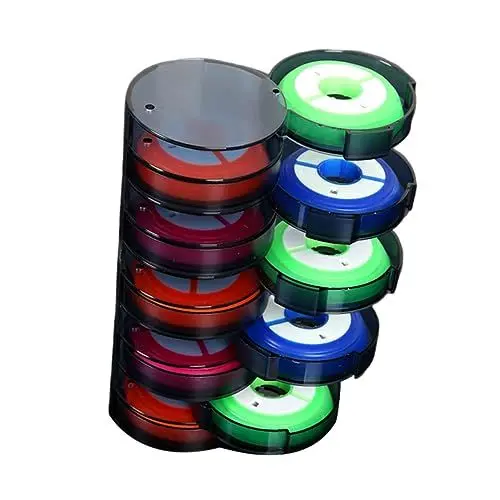 Produktbild: BELLIFFY 10stücke Rainbow Spulen Für Angelruten Und Leichte Winding Spools Für Angelzubehör Schutz Angelschnur Und Einfache Handhabung Zufällige Farben