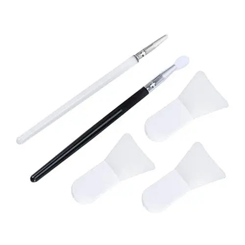 Produktbild: BELLIFFY 10 Stück Silikon Maskenpinsel Set Make Up Applikatorpinsel Für Kosmetikwerkzeug Für Peel Off Und Jelly Masken Ideal Für Eine Gleichmäßige Anwendung