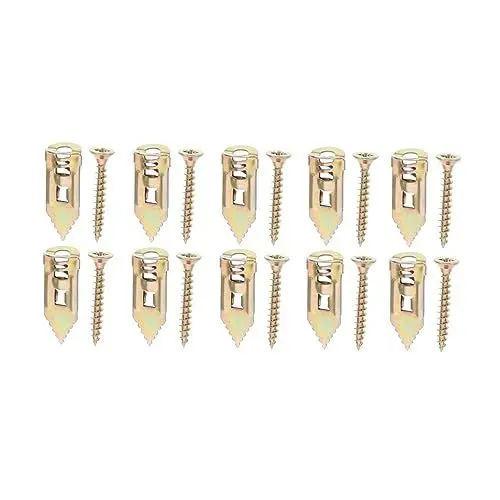 Produktbild: BELLIFFY 10st Expansions Schrauben Bolzen Hochleistungs-wandanker Befestigungsschrauben Selbstschneidende Schrauben Befestigungsmaterial Wandanker Schrauben Kippbolzenanker Metall Golden