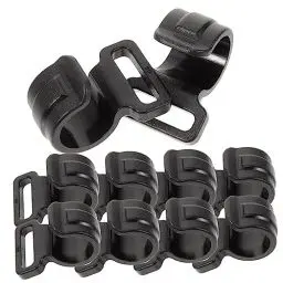 Produktbild: BELLIFFY 10st Haken Aus Kunststoff Markisenstangenclips Baldachin Windfester Haken Tragbare Markise Markisenklemmen Campingausrüstung Bausatz Outdoor-zelthaken Zelt Zum Campen Pole Plastik