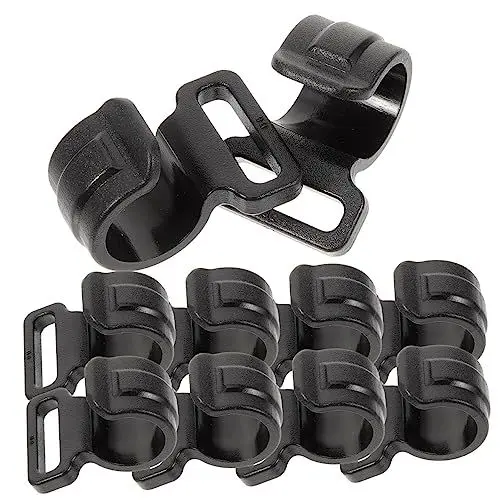 Produktbild: BELLIFFY 10st Haken Aus Kunststoff Markisenstangenclips Baldachin Windfester Haken Tragbare Markise Markisenklemmen Campingausrüstung Bausatz Outdoor-zelthaken Zelt Zum Campen Pole Plastik