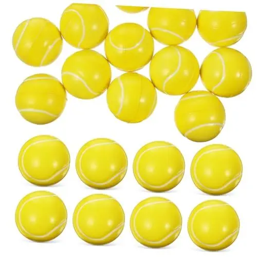 Produktbild: BELLIFFY 16 STK Sportball aus Schaumstoff Tennisbälle auspressen Sportbälle aus Schaumstoff Quetschball Klassenzimmer-Spielzeug Gefälligkeiten für Sportpartys Bälle quetschen Pu Yellow