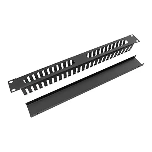 Produktbild: BELLIFFY 1Stk Offline-Rack aus Metall Kabelkanalgestell Kabelmanager cable organizer kabelorganisierer Kabelmanagement für Server Server-Rack-Kabelmanagement kaltgewalzte Stahlplatte Black