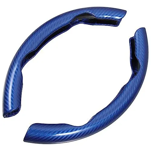 Produktbild: BELLIFFY 1 Paar Lenkradhülle Blau Autozubehör Lenkradschutz Lenkradschutz Blau Lenkradbezug Lenkradbezug Damen
