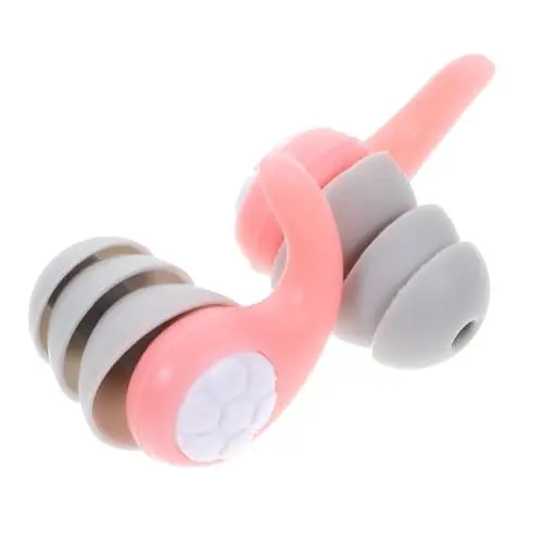 Produktbild: BELLIFFY 1 Paar surfen surfs up surf up noise cancelling ohrstöpsel schwimm ohrenstöpsel gehörschutzstöpsel Ohrstöpsel aus Silikon Ohrstöpsel zum Schwimmen Silikon-Ohrstöpsel Kieselgel Rosa