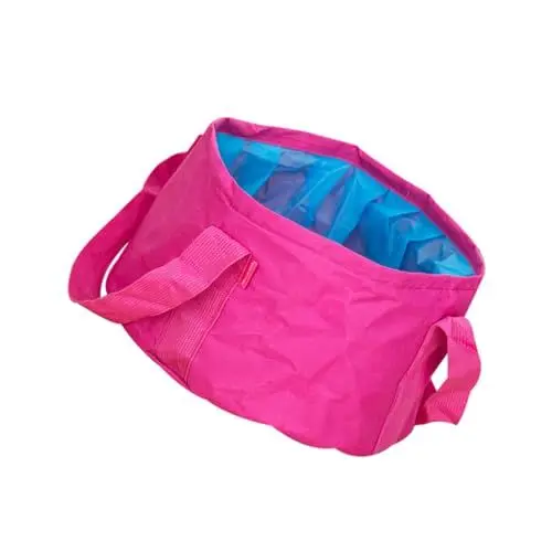 Produktbild: BELLIFFY 1 STK klappbares Waschbecken Wasserfass im Freien Klappbecken Picknickartikel Campingeimer Wassereimer Outdoor waschbecken außenwaschbecken klappbarer Eimer Wasserbehälter Rosy