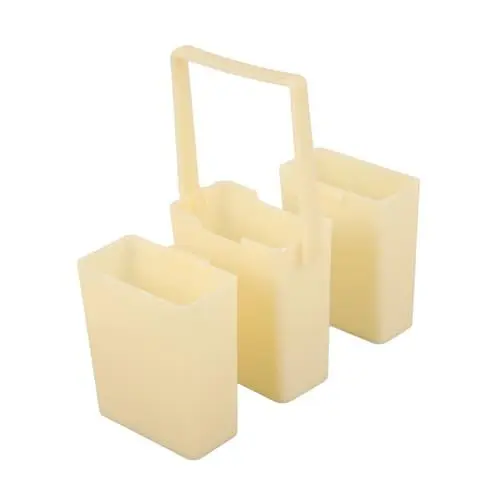 Produktbild: BELLIFFY 1 Satz Bürstenwascheimer Malstift Wascheimer Reiniger zusammenklappbar Tasse Becken für Künstlerpinsel pinselbehälter pinsel halterung Malerpinsel Wascheimer Bürstenwascher Beige