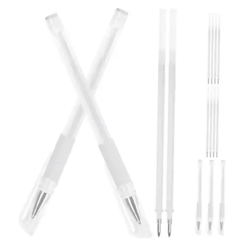 Produktbild: BELLIFFY 1 Satz Festpunkt-linienstift Augenbrauenstift Chirurgischer Markierungsstift Tattoo-make-up-stift Markierungsstift Für Die Haut Hautmarkierungsstift-werkzeug Plastik Weiß