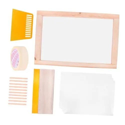 Produktbild: BELLIFFY 1 Set Stick Film Band Rahmen Rakel Werkzeuge Für T-Shirt Druck