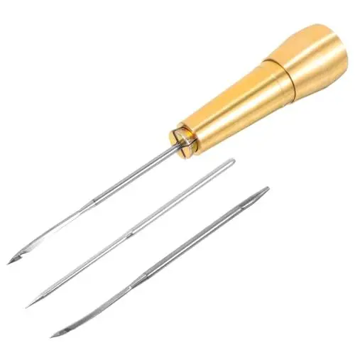Produktbild: BELLIFFY Kupferahlen-Set Für Lederhandwerk Leicht Und Einfach Zu Tragen Zum Nähen Und Reparieren Von Hand