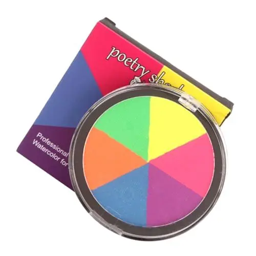 Produktbild: BELLIFFY 1 Schachtel Fluoreszierende Malerei Schminksets Für Kinder Halloween-partygeschenke Party-Make-up-kit Sichere Gesichtsfarbe Ölpalette Für Gesicht Und Körper Pigmentpulver