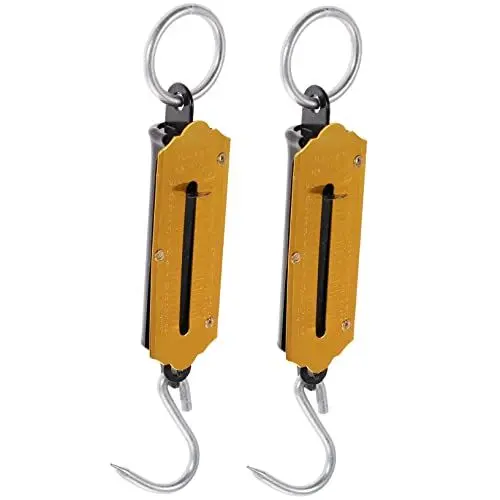 Produktbild: BELLIFFY Reisewaagen Für Gepäck 2 Stück Federwaage Kg/lbs Kompakte Handwaage EIN Muss Für Reisende Und Angler