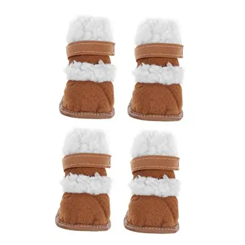 Produktbild: BELLIFFY Winterstiefel Für Hunde Und Welpen Haustier-Schneeschuhe Kurze Haustierstiefel Hundestiefel Für Draußen Winterstiefel