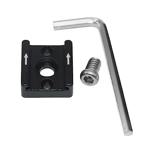 Produktbild: BELLIFFY Aluminiumlegierung Kamera-Blitzhalterung Kaltschuh-Blitzadapter Robuste Kaltschuhhalterung für DSLR