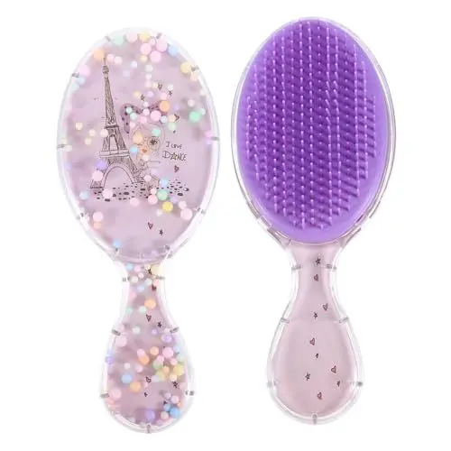Produktbild: BELLIFFY 2stücke Tragbare Haarkämme Für Mädchen Entwirrungsbürste Süße Haarbürste Für Sanfte Kopfhautmassage Für Kleinkinder Und Mädchen