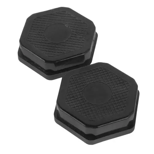 Produktbild: BELLIFFY 2 Stück Gummi Pad Für Horizontale Stangen Trainingsgeräte Klimmzugstange Rutschfeste Unterlage Fitness Werkzeug Tür Trainingsstangen Endpolster Fitnessgeräte Versorgung Tür