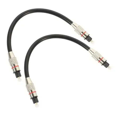Produktbild: BELLIFFY 2 Stück Optisches Audiokabel Glasfaser Audiokabel Optisches Digitales Audiokabel Stecker Auf Stecker Optisches Kabel Audiokabel Ersatz Stecker Auf Stecker Optisches