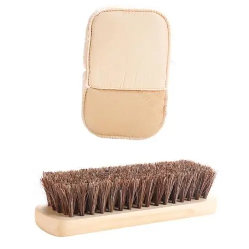 Produktbild: BELLIFFY 2st Lederpflegeset Auto-werkzeuge Schuhputzset Plüsch Applikatoren Für Schuhcreme Reinigungswerkzeug Für Haarbürsten Auto-reinigungswerkzeuge Schuhputzbürste Fäustlinge Pferdehaar
