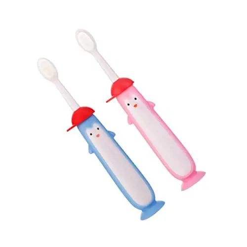Produktbild: BELLIFFY 2st Zahnbürste Mundreinigungsbürste Massage -trainingsbürste Beißspielzeug Für Babys Kinderzubehör Kinderbedarf Pp