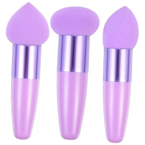 Produktbild: BELLIFFY Kosmetikschwamm Make-up-set Herzförmiger Puff Make-up-schwammstifte Tragbare Beauty-stifte Multifunktionaler Kosmetikzubehör Für Foundation Concealer Rouge Highlighter