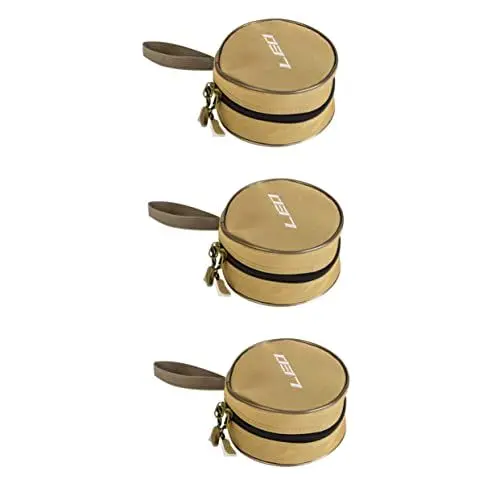 Produktbild: BELLIFFY 3st Angel-aufbewahrungstasche Angeltasche Im Freien Reisekoffer Für Angelrollen Outdoor Angeltasche Rollenkoffer Zum Fliegenfischen Angeltasche Mit Reißverschluss Outdoor-angelsets