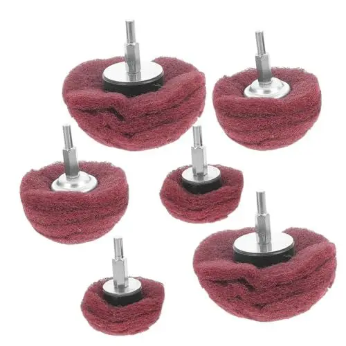 Produktbild: BELLIFFY Polierscheibe Für Bohrer Nylonfaser-schleif-aluminium-polierset Pad-bohrpuffer-aufsatz