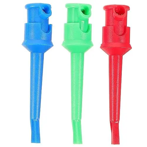 Produktbild: BELLIFFY 3stücke Test Haken Clip Federhakenclip Für Multimeter Prüfleitungen Mit Isolierung Für Elektronik Schaltungstests
