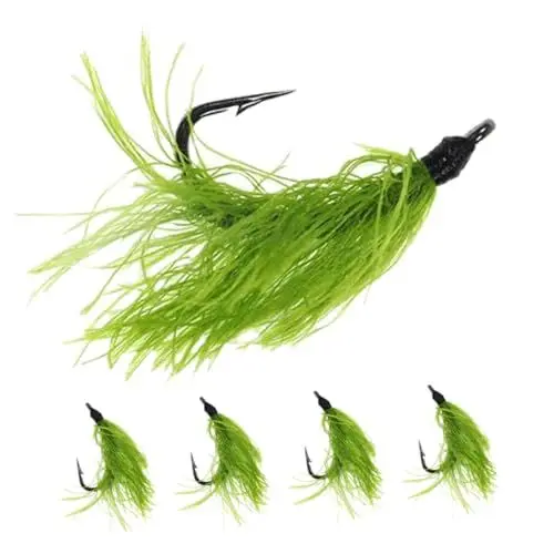 Produktbild: BELLIFFY 5 Stücke Süßwasser Angeln Haken Realistische Angeln Haken Reusable Tackle