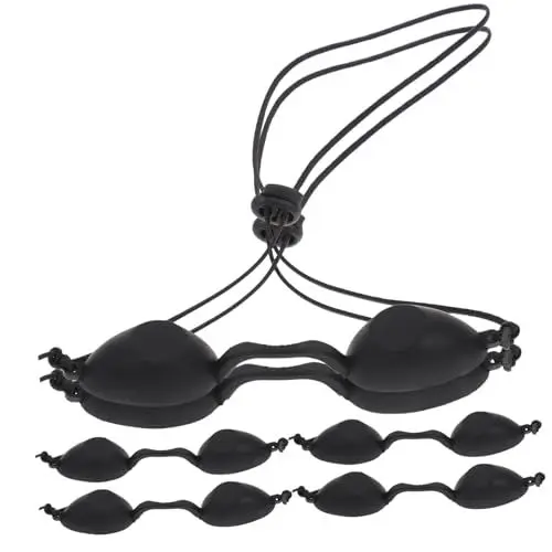 Produktbild: BELLIFFY 6st Ipl Schutzbrille Sonnenbrille Bräunungsbrillen Sonnenbank-brille Ipl Augenschutz Schutzbrillen Sonnenschutzbrille Patch Schützen Geführte Brille Solariumbrille Black