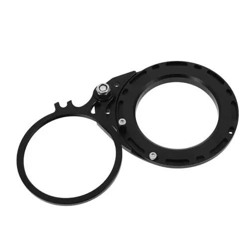 Produktbild: BELLIFFY Adapterring Für Unterwasserfotografie-objektive Adaptador Kameraobjektivadapter Aus Aluminium Objektivadapter Für Spiegellose Kameras Kleiner Adapter Kameraobjektivhalter Black