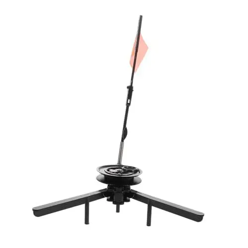 Produktbild: BELLIFFY Flagge zum Eisfischen eisangeln giessstange fischen zubehör Fishing Accessories Fishing Tackle Hochklappbare Angelflagge Angelzubehör professionelle Angelflagge Angeln Angler Abs