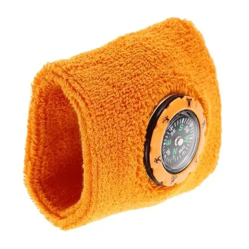 Produktbild: BELLIFFY Kompass Armband Fußball Armbänder Survival Kompass Armband Fußball Handgelenkband Handgelenk Schweißbänder Jugend Fußballausrüstung Saugfähige Handgelenk Schweißbänder