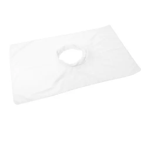 Produktbild: BELLIFFY Loch Handtuch Spa Salon-Massagetuch weibliches massagetuch Abdeckungen für Massagewiegen hygienetücher wc handtücher Massagebetttuch Massage-Shop-Handtuch reine Baumwolle Weiß