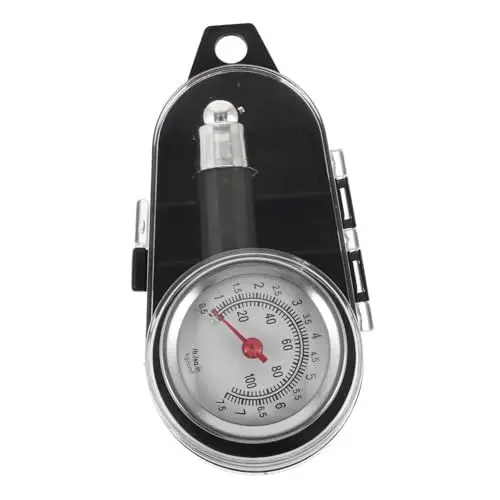 Produktbild: BELLIFFY Luftdruckprüfer Auto Hochpräziser Reifenluftdruckmesser Digitaler Reifendruckprüfer Für Autos Motorräder Und Fahrräder 0 100 Psi Tragbares Manometer Mit Einfach Ablesbarem Display Perfekt Für