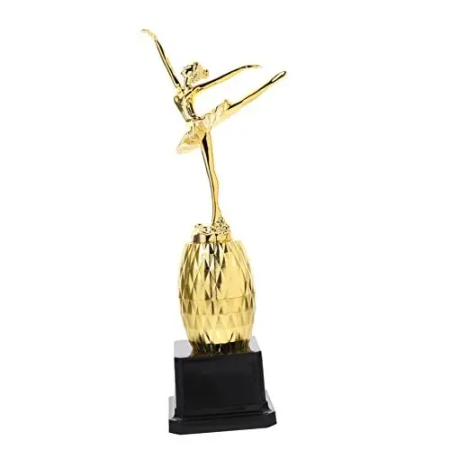 Produktbild: BELLIFFY Balletttrophäen Für Kinder Tanzpartygeschenke Mit Stabilem Sockel Preistrophäe Aus Kunststoff Sporttrophäe Für Mädchen Schulpreis Und Belohnung