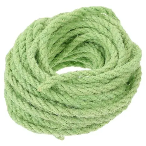 Produktbild: BELLIFFY Werkzeug für Katzenspielzeug Katzen Spielzeug cat Toys katzenspielzeuge katzenspielzeig Katzenzubehör Seil Ersatzseil für Katzenkratzbaum katzenminze DIY-Spielzeugzubehör Green