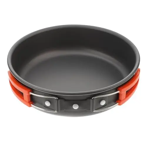 Produktbild: BELLIFFY Outdoor Kochtopf Aus Aluminium Camping Bratpfanne Antihaft Leicht Reinbar Für Picknick Wandern Reisen