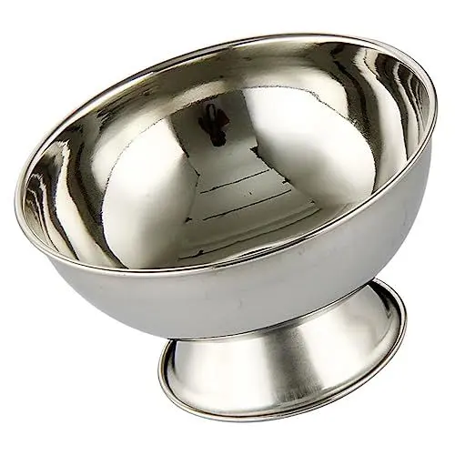 Produktbild: BELLIFFY Rasierschalen-set Aus Edelstahl Rasierbecher Aus Metall Für Männer Wiederverwendbarer Rasierbecher