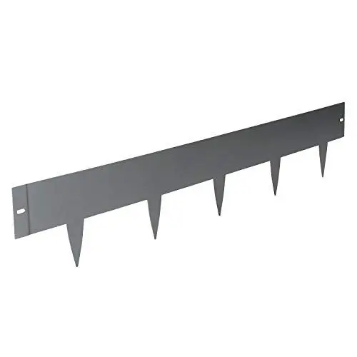 Produktbild: Bellissa Rasenkante Spina – Beeteinfassung, Beetumrandung, Mähkante, Wegbegrenzung verzinkt 103 x 16 cm Nutzlänge 2m
