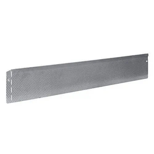 Produktbild: bellissa Rasenkante aus Metall mit Noppen-Struktur - 99687 - Stahlblech feuerverzinkt, silberfarbig - 118 x 13 cm, Nutzlänge 1,15 m - Mit patentierter Verbindungstechnik