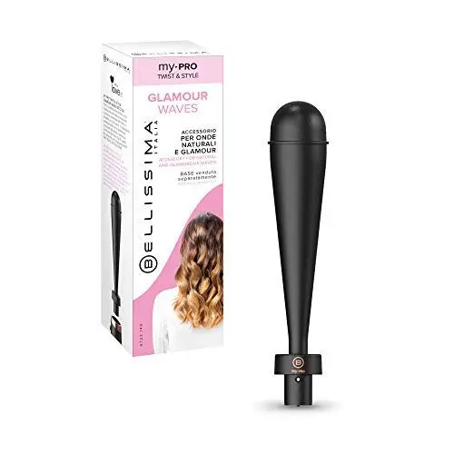Produktbild: Bellissima My Pro GT22 140, Lockenstab Glamour Waves für Kombi-Haarstyler My Pro Twist & Style, umgekehrt konischer Aufsatz, Durchmesser 13 bis 38 mm, mit Keramikbeschichtung, Temperatur 190°C