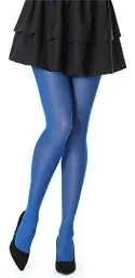 Produktbild: Bellivalini Damen Strumpfhose Mikrofaser 40 DEN BLVFI1001 Öko-Tex Standard 100 (Cobalt, L (Herstellergröße: 4))