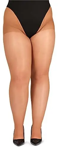 Produktbild: Bellivalini Damen Strumpfhose Plus Size Große Größen 40 DEN BLV-1125 (Bronze, 4XL)