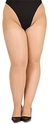 Produktbild: Bellivalini Damen Strumpfhose Plus Size Große Größen 40 DEN BLV-1125 (Daino, 3XL)