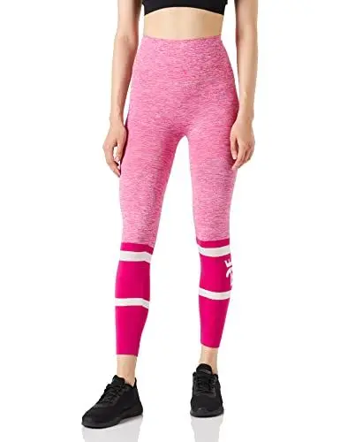 Produktbild: belly cloud Damen Melange Sport Leggings, Magenta, XL