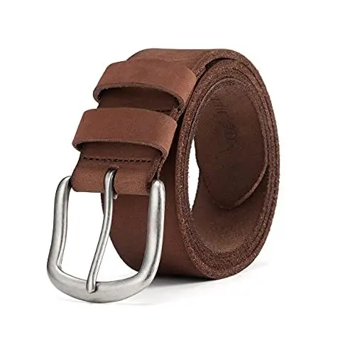 Produktbild: BELTER Ledergürtel Herren Gürtel Echter Leder Jeans-Gürtel für Männer,38mm Breite mit Geschenkbox (120cm,Braun)