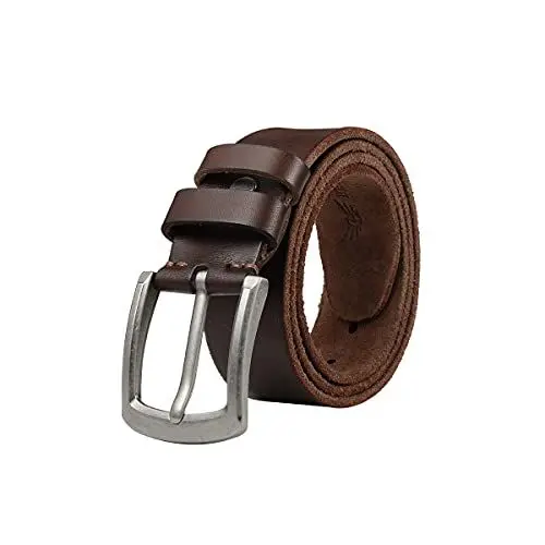 Produktbild: BELTER Ledergürtel Herren Gürtel für Männer 38mm Echter Leder Jeansgürtel mit Geschenkbox (120cm, Braun)