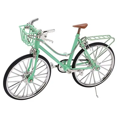 Produktbild: belupai Mini-Fahrrad-Ornamente, Retro-Fahrrad-Modell-Ornament für Kinder, Legierungsmaterial, Antiker Stil, Fahrrad-Modell-Spielzeug für Sammlung, Büro-Dekoration, Jungen-Mädchen-Geschenk